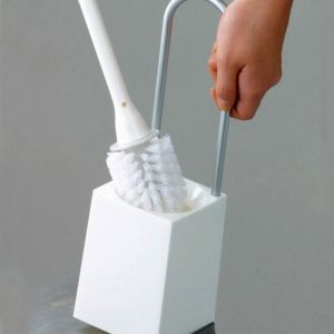 AISEN TOILET BRUSH W/CASE WHITE TN201