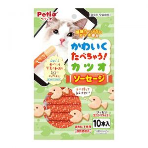 日本PETIO鲣鱼火腿肠香肠10个入 L-106