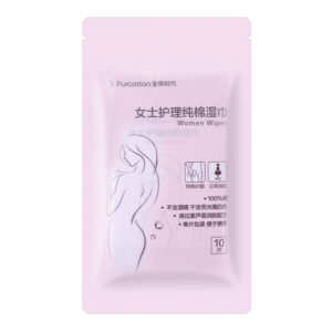 PURCOTTON全棉时代女士护理纯棉湿巾 10片