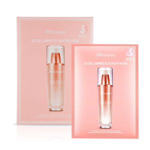 日本JMSOLUTION 欧若拉樱花补水提亮肤色玻尿酸水光保湿面膜 10片入